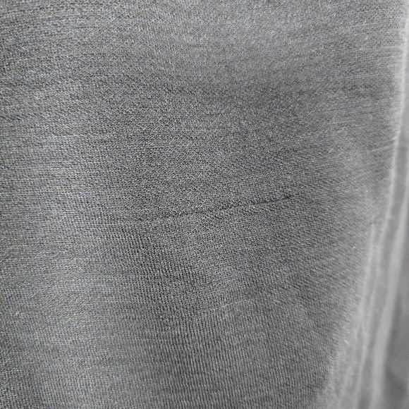 COS Womens XS Blue Wool Blend Mock Neck‎ High Low Shift Dress Short Sleeve - Picture 6 of 11